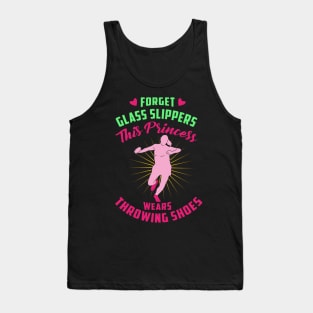 Forget Glass Slippers This Princess Wears Throwing Shoes Tank Top